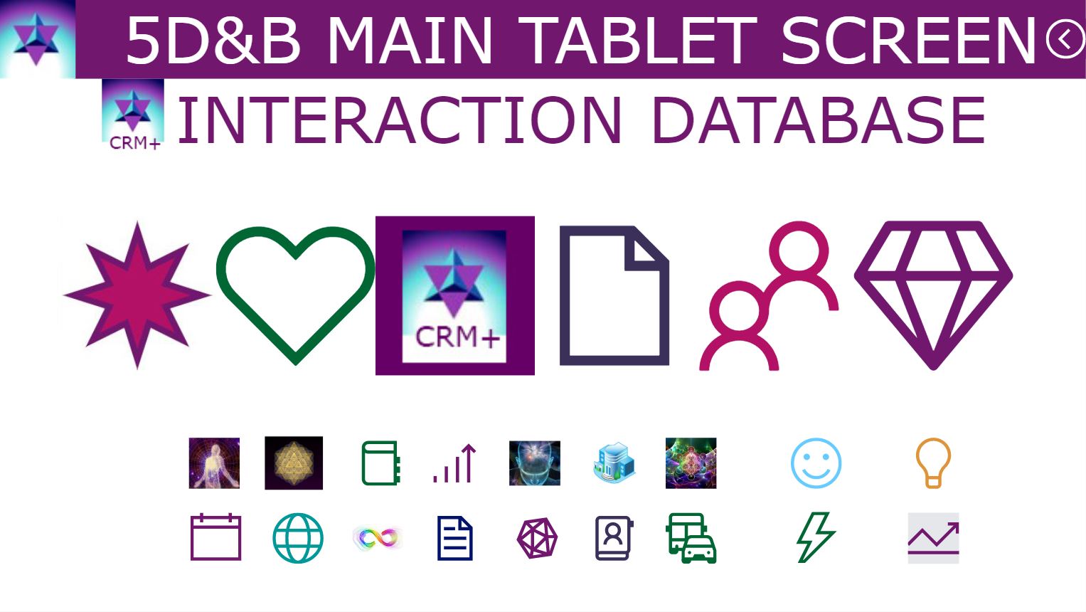 5D&B Main Tablet Screen